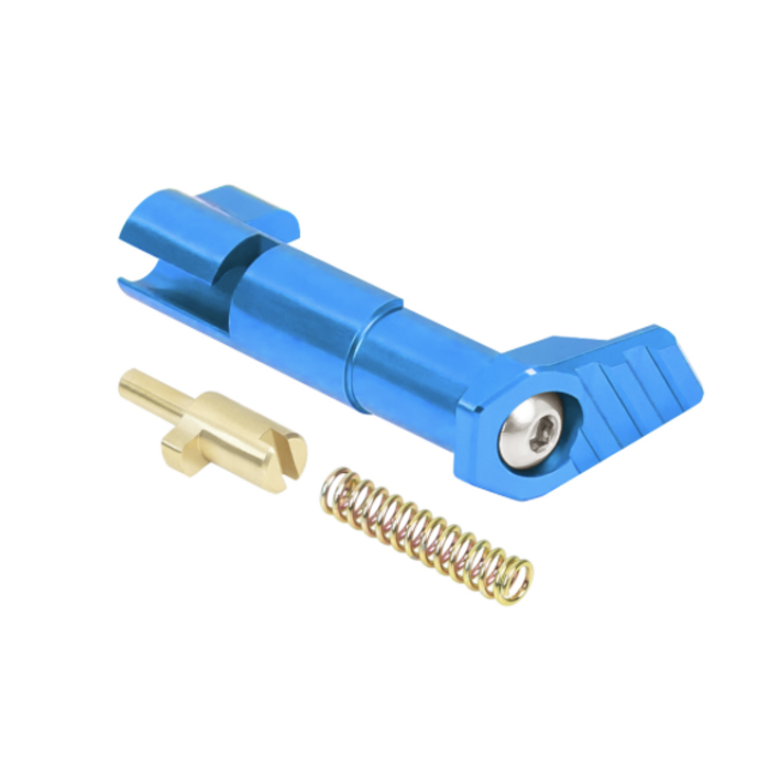 NexxSpeed CNC Aluminum Magazine Catch - Tokyo Marui Hi-Capa 4.3 / 5.1 / Gold Match - Blue