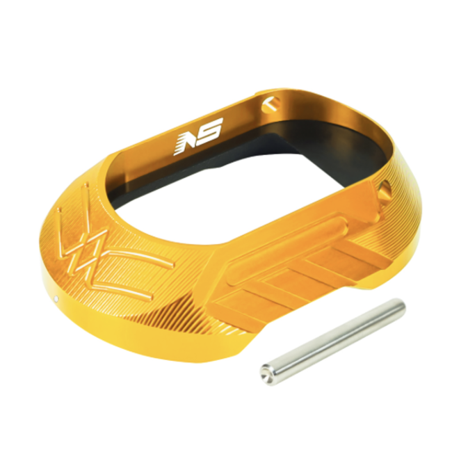 NexxSpeed CNC Aluminum Magwell - Tokyo Marui Hi-Capa 4.3 / 5.1 / Gold Match - Gold