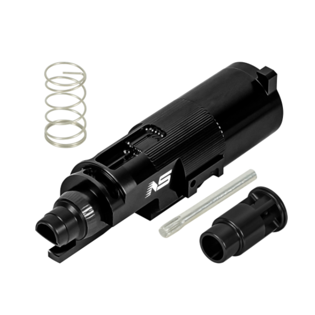 NexxSpeed CNC Aluminum Nozzle - Tokyo Marui Hi-Capa 4.3 / 5.1 / Gold Match / 1911 - Black