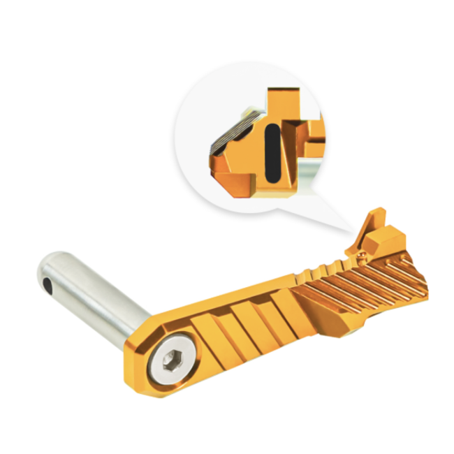 NexxSpeed CNC Aluminum Slide Stop - Tokyo Marui Hi-Capa 4.3 / 5.1 / Gold Match / 1911 - Gold