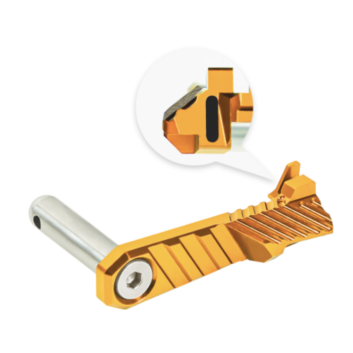 NexxSpeed CNC Aluminum Slide Stop - Tokyo Marui Hi-Capa 4.3 / 5.1 / Gold Match / 1911 - Gold