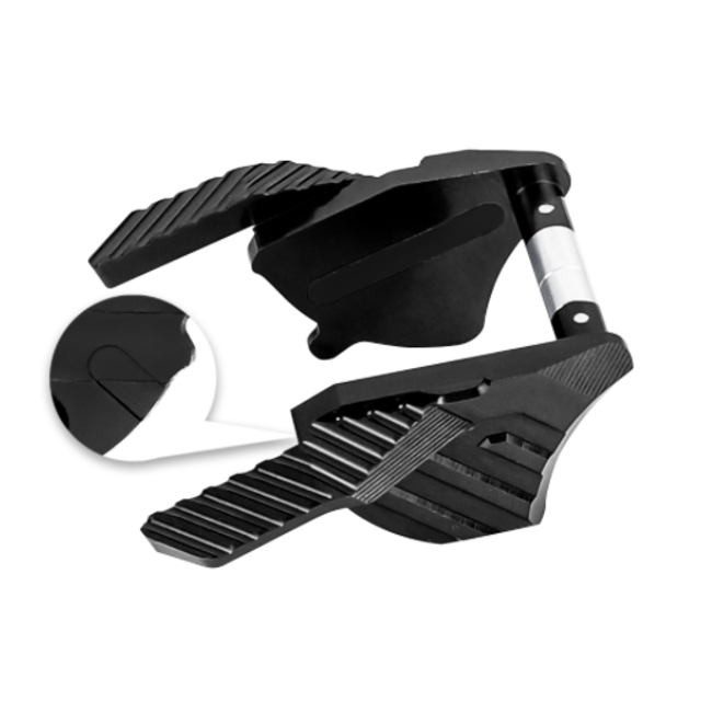 NexxSpeed CNC Aluminum Thumb Safeties - Tokyo Marui Hi-Capa 4.3 / 5.1 / Gold Match - Black