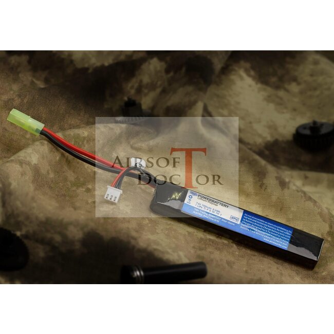 Pirate Arms LiPo 7.4V 1100mAh 20C Stock Tube Type - Tamiya