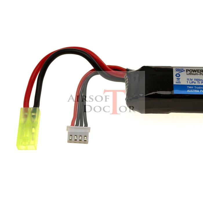 Pirate Arms LiPo 11.1V 1100mAh 20C Stock Tube Type Tamiya