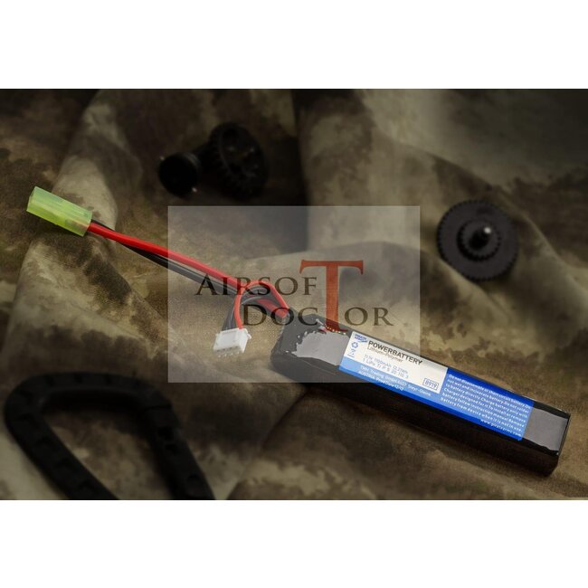 Pirate Arms LiPo 11.1V 1100mAh 20C Stock Tube Type Tamiya