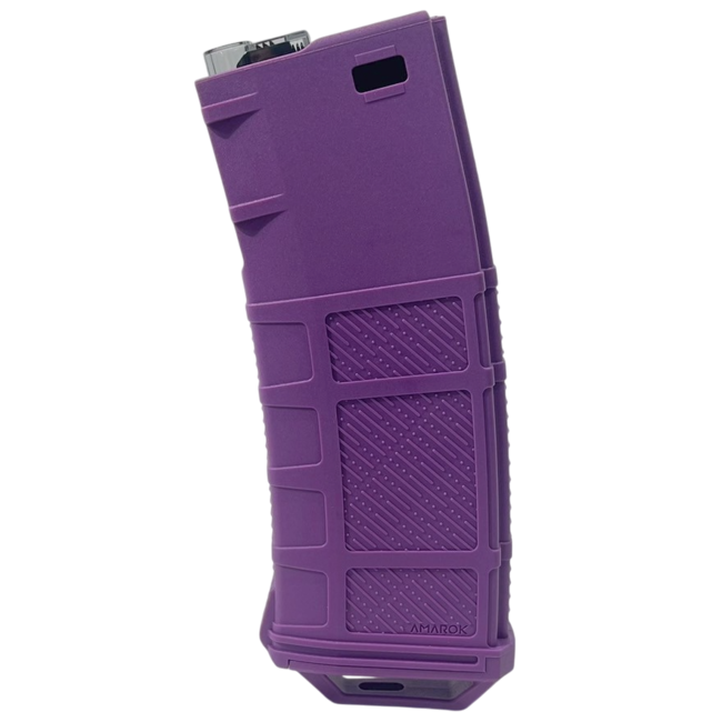 Amarok 250 rounds Fast Feed Mid Cap Magazine - Type A - Purple - Smoke Top