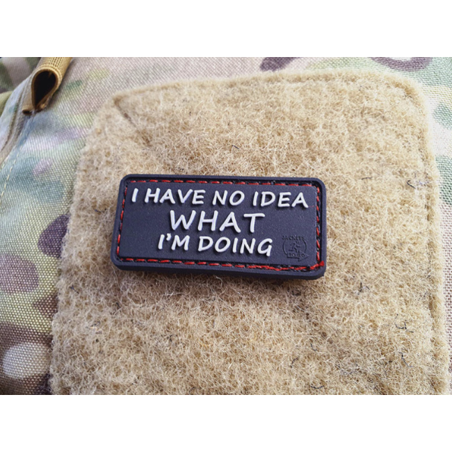JTG patch - No Idea What I´m Doing - pvc