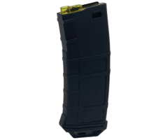 Amarok 250 rounds Fast Feed Mid Cap Magazine - Type A - Black - Yellow Top