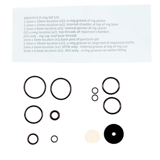 Wolverine O-Ring Kit for WRAITH X