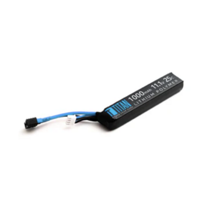 Titan Power LiPo 1000mAh 11.1v 25C Stick - Deans