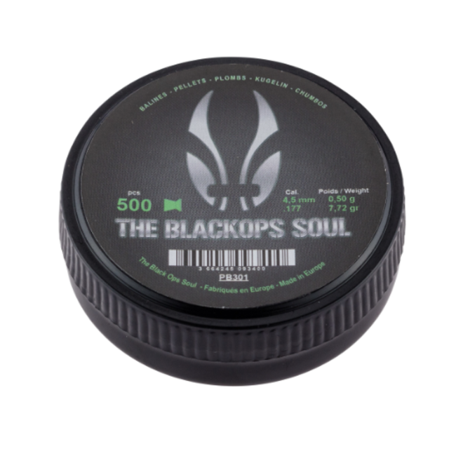 BO Manufacture Leads The Black Ops Soul Flat Head Cal. 4.5 mm