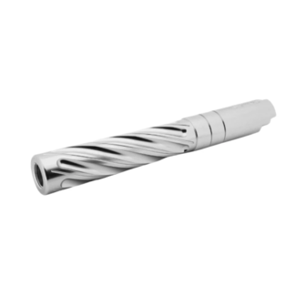 Dr. Black 4.3 Aluminium Outer Barrel - Spiral Storm Silver