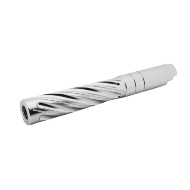 Dr. Black 4.3 Aluminium Outer Barrel - Spiral Storm Silver