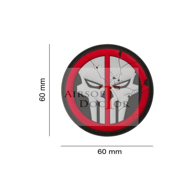 Jackets To Go Patch - Deathpool Skull - PVC