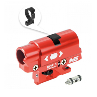 NexxSpeed CNC Alu Hopup Chamber Hard Nub - Tokyo Marui Hi-Capa 4.3 / 5.1 / Gold Match / 1911 - Red