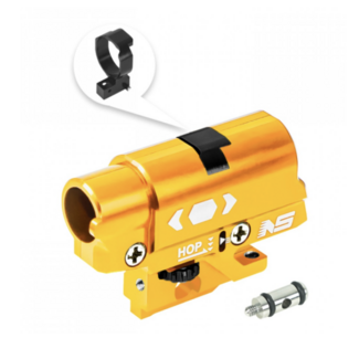 NexxSpeed CNC Alu Hopup Chamber Hard Nub - Tokyo Marui Hi-Capa 4.3 / 5.1 / Gold Match / 1911 - Gold