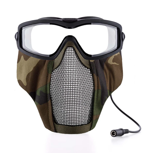 Mask Solutions Anti-Fog Full Face Mask 2.0 - Woodland