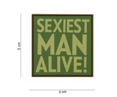 101 Inc. Patch - Sexiest Man Alive - PVC - Green