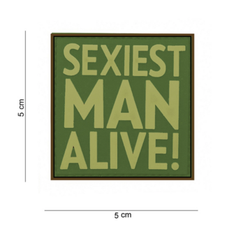 101 Inc. Patch - Sexiest Man Alive - PVC - Green