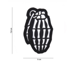 101 Inc. Patch - Bones Granaat - PVC - White