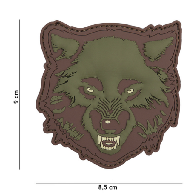 101 Inc. Patch - Wolf - PVC - OD
