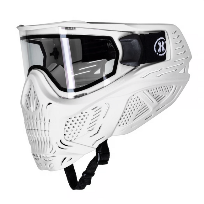 HK Army HSTL Skull Goggle - White/Clear Lens