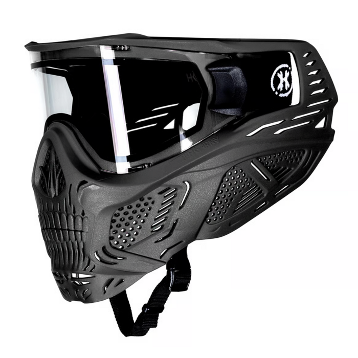 HK Army HSTL Skull Goggle - Black/Clear Lens