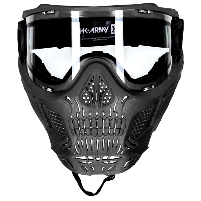 HK Army HSTL Skull Goggle - Black/Clear Lens