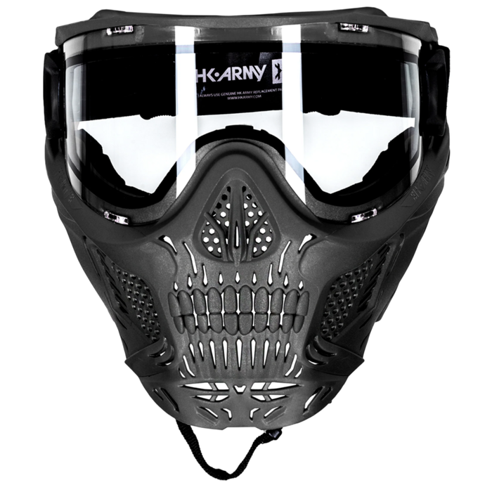 HK Army HSTL Skull Goggle - Black/Clear Lens