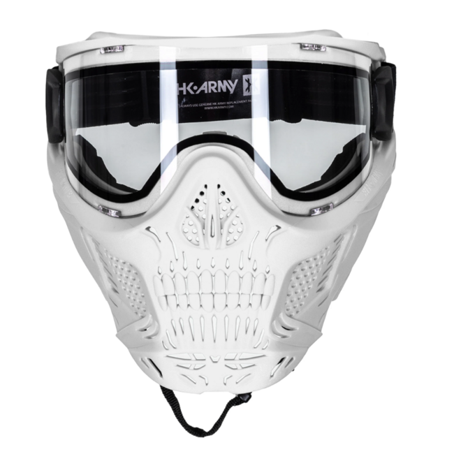 HK Army HSTL Skull Goggle - White/Clear Lens
