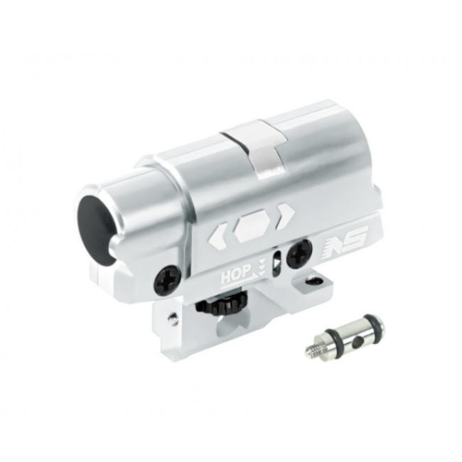 NexxSpeed CNC Aluminum Hopup Chamber  - Tokyo Marui Hi-Capa - Silver