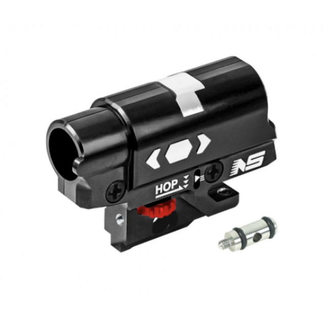 NexxSpeed CNC Aluminum Hopup Chamber  - Tokyo Marui Hi-Capa - Black