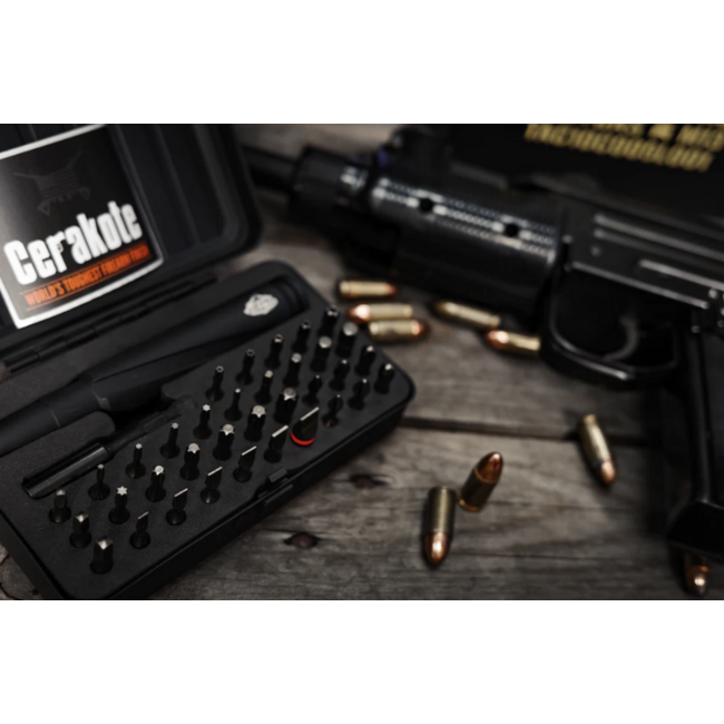 Gun Power Tool .50 Bullet Style Standard Screwdriver Set - Green