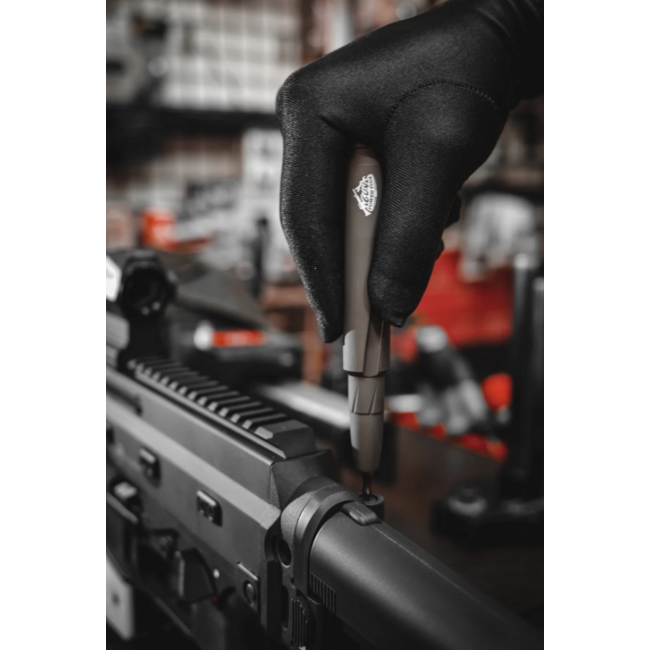 Gun Power Tool .50 Bullet Style Standard Screwdriver Set - Green