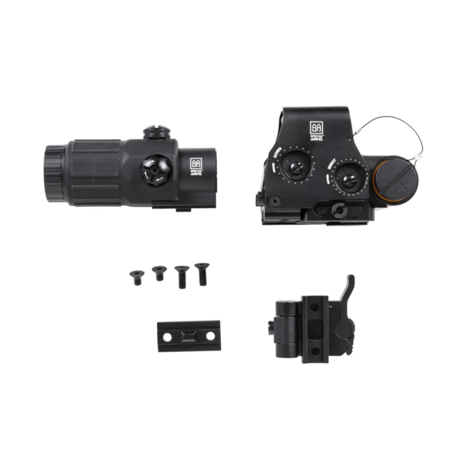 Specna Arms CORE™ Magnifier QD Scope + Holo V2 Red Dot Sight Kit - Black