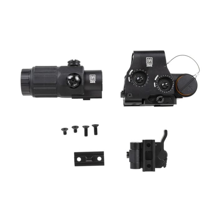 Specna Arms CORE™ Magnifier QD Scope + Holo V2 Red Dot Sight Kit - Black
