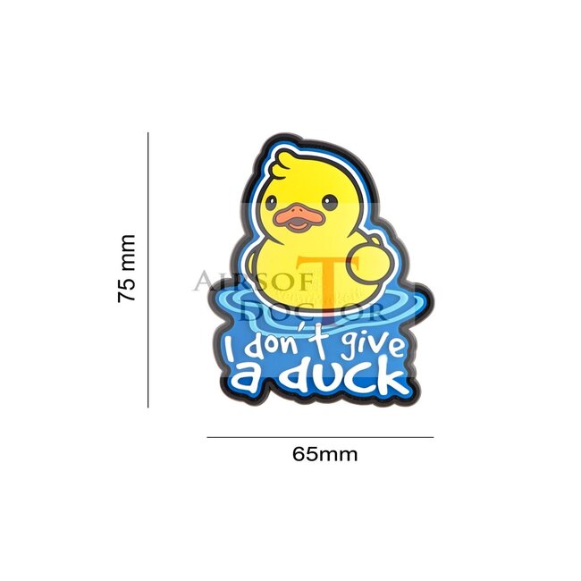 JTG Patch - I Don't give a duck - pvc