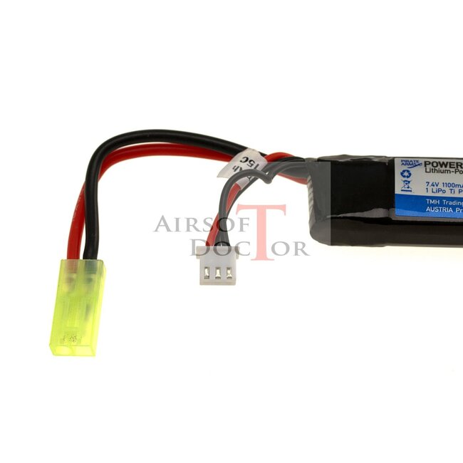 Pirate Arms 7.4v 1100 mAh 20c Stock Tube - Tamiya
