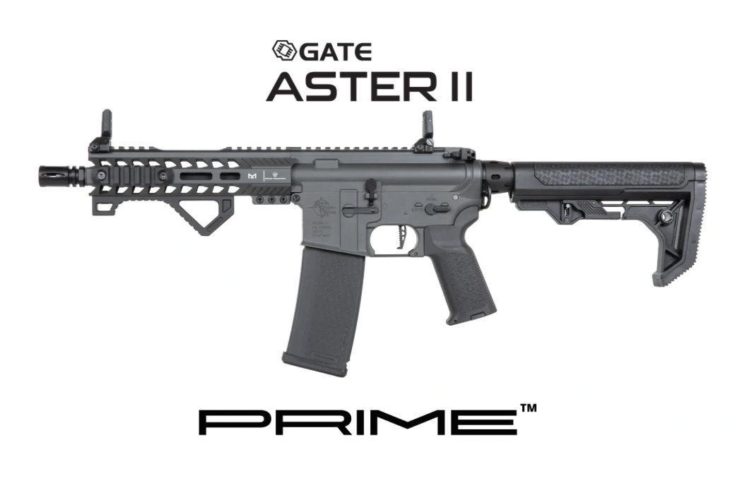 Specna Arms RRA & SI SA-P17 PRIME™ Light Ops Stock BLDC Aster II - Chaos Grey