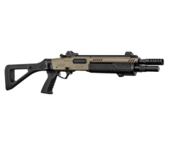 BO Manufacture FABARM STF12 Compact Pump Gas Shotgun  - Tan