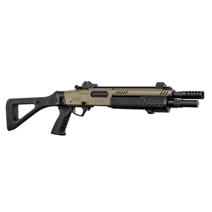 BO Manufacture FABARM STF12 Compact Pump Gas Shotgun  - Tan