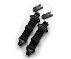 Mask Solutions Helmet Clips - Black