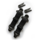 Helmet Clips - Black
