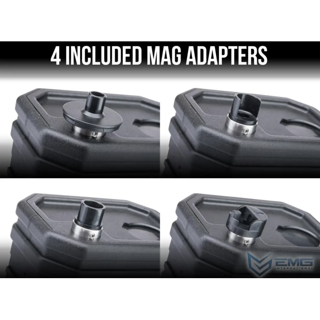 EMG AUTOBOT Electric Speedloader 1400rds - Black + Storage Base