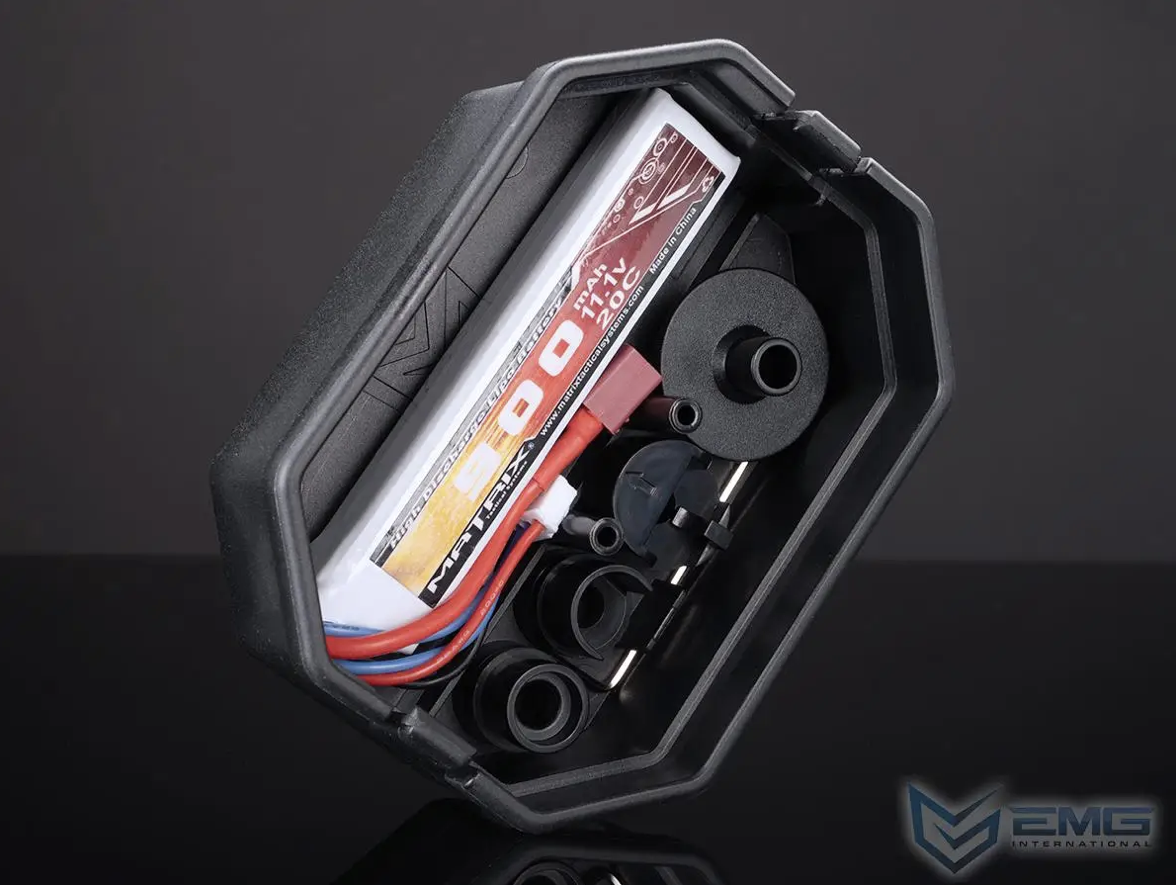 EMG AUTOBOT Electric Speedloader 1400rds - Blue + Storage Base