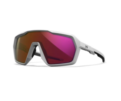 WileyX Citadel - Polished White/Captivate Red Mirror Lens