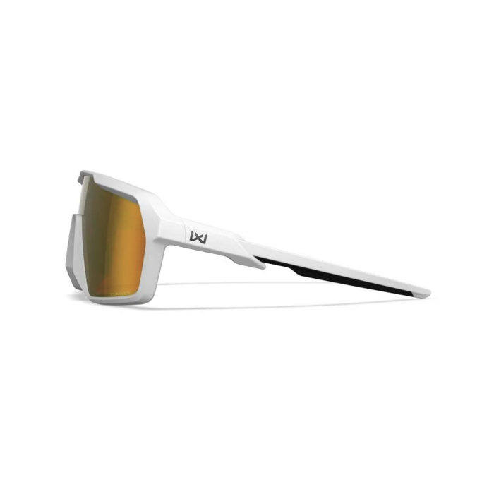 WileyX Citadel - Polished White/Captivate Red Mirror Lens