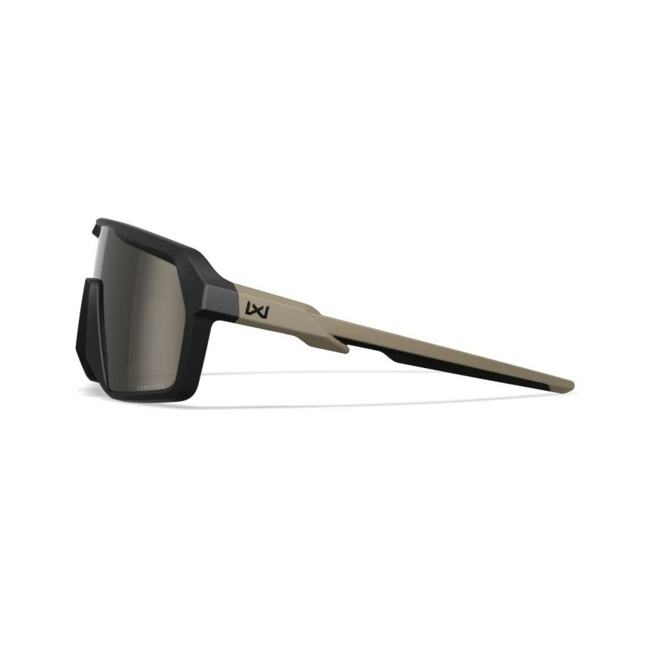 WileyX Citadel - Matte Black-Tan/Captivate Tungsten Mirror Lens