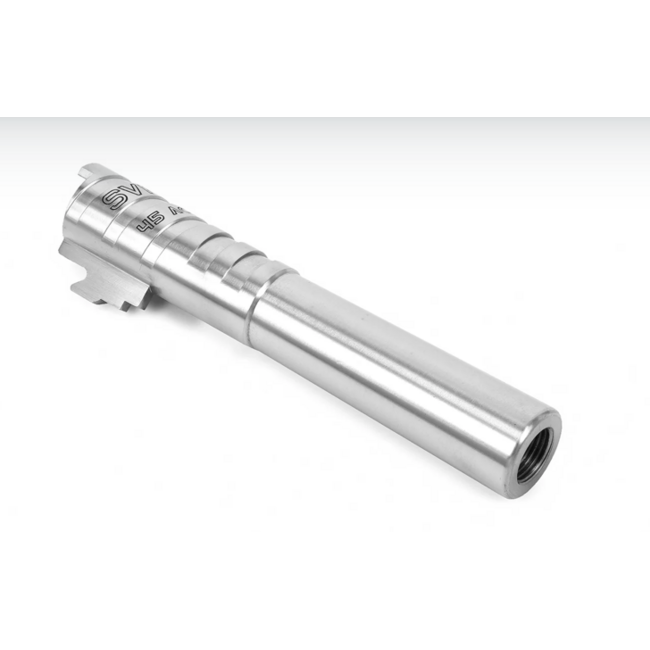 Gunsmith Bro's Infinity SVP Steel 4.3 Threaded Outer Barrel - Silver