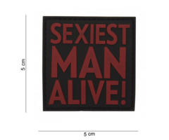 Patch - Sexiest Man Alive Rubber - Red
